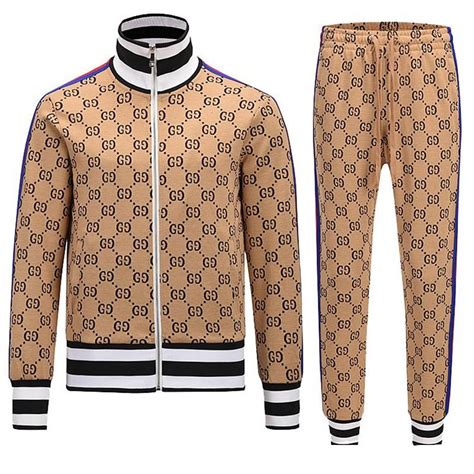 cheap gucci jogging suits|cheap gucci tracksuit men.